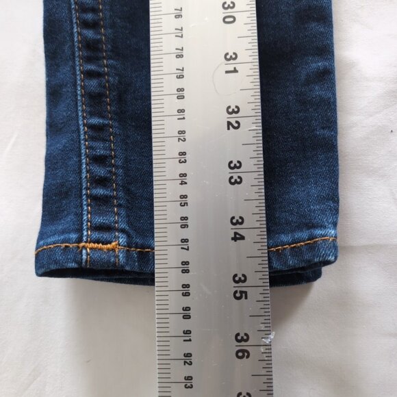 Vintage Y2K Women's True Religion Blue Jeans Denim Contrast Stitching, Size 28 - Picture 9 of 9